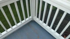 Clean wooden deck